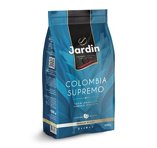 3 КГ ЗЕРНОВОГО КОФЕ JARDIN, COLOMBIA SUPREMO
